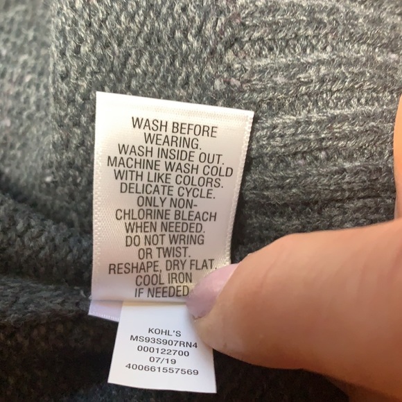 Men’s Sonoma Good For Life Quarter-Zip Sweater XXL - Picture 9 of 9